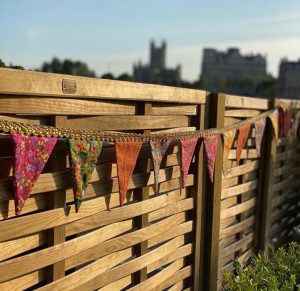 Bright bunting at Popinjays