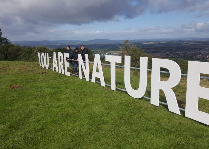 Of Earth and Sky - Letter Installation