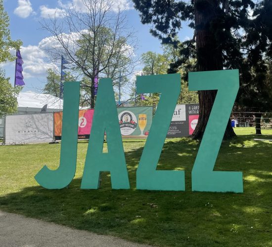 Giant JAZZ letters